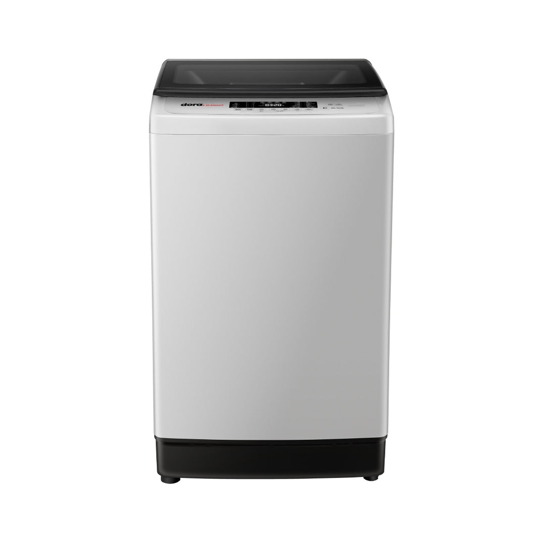 غسّالة دورا بالتعبئة العلويّة بسعة 9 كجم - باللون الابيض