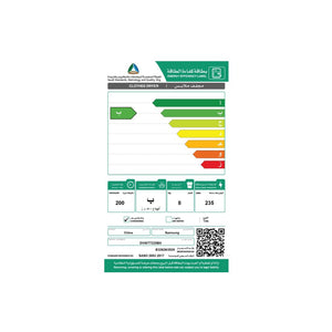 مجفف سامسونج 8 كجم  بمضخة حرارية عاكس، ، تحكم AI ، WIFI ، لون Inox