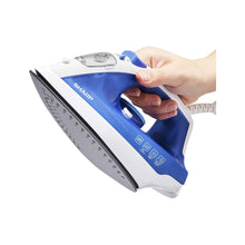 Load image into Gallery viewer, Sharp Vertical Steam Iron 2180W Non-Stick Soleplate, White/Blue
