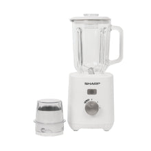 Load image into Gallery viewer, Sharp Blender with Grinder 600W 1.5L Glass Jug White 
