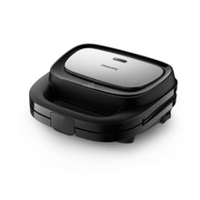Load image into Gallery viewer, Philips 5000 Series Sandwich Maker Black and Silver
