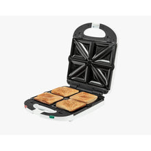 Load image into Gallery viewer, Sharp Sandwich Maker 4 Slices 1400W 3 Plates White
