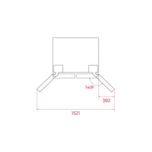 Load image into Gallery viewer, Teka French Door Refrigerator 510L  Inverter Motor No Frost Glass Door Black Glass
