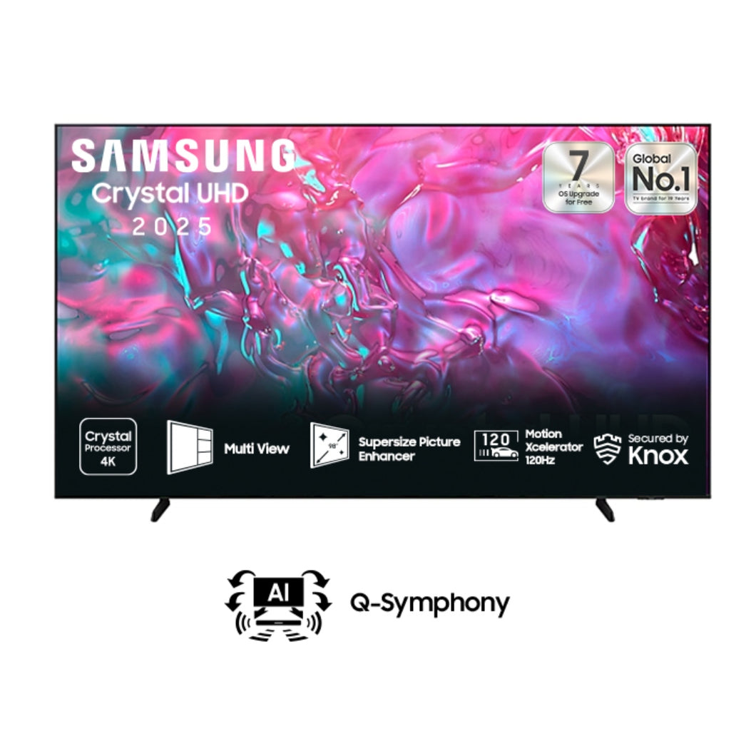 تلفزيون سامسونج الذكي بمقاس 98 بوصة كريستال UHD ونظام تشغيل Tizen