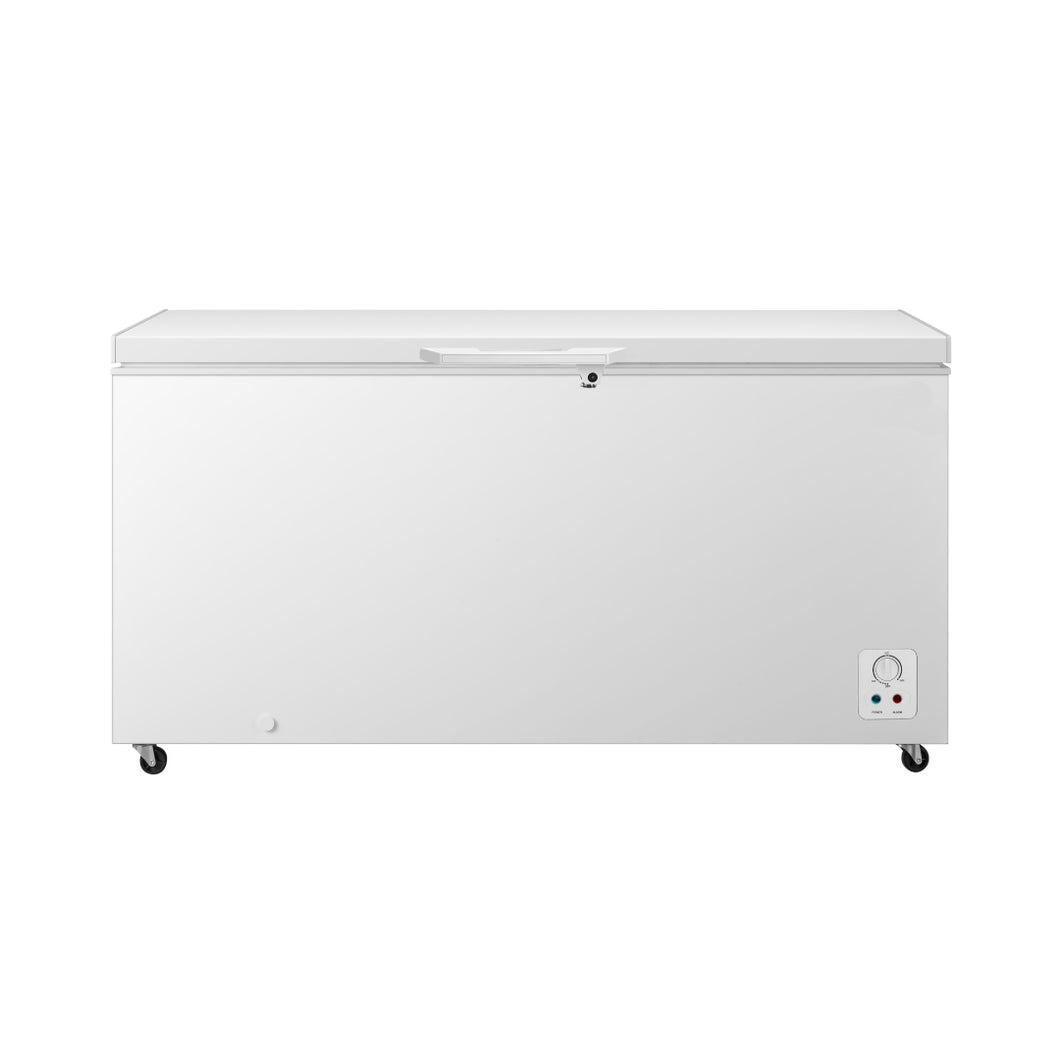 فريزر أفقي وايت وستنجهاوس بسعة 500 لتر مزوّدة بوحدة تحكّم 17.7 - باللون الأبيض