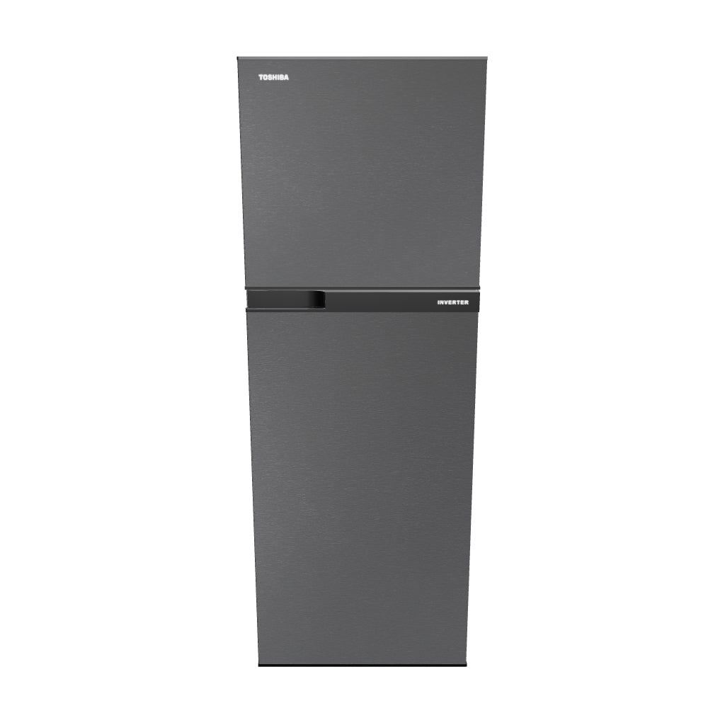 Toshiba Refrigerator 2 Door 8.13 Cu Ft 230L Metallic Grey