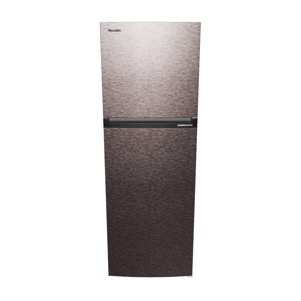 Toshiba Refrigerator 2 Door 12 Cu Ft 338L Inverter Satin Grey