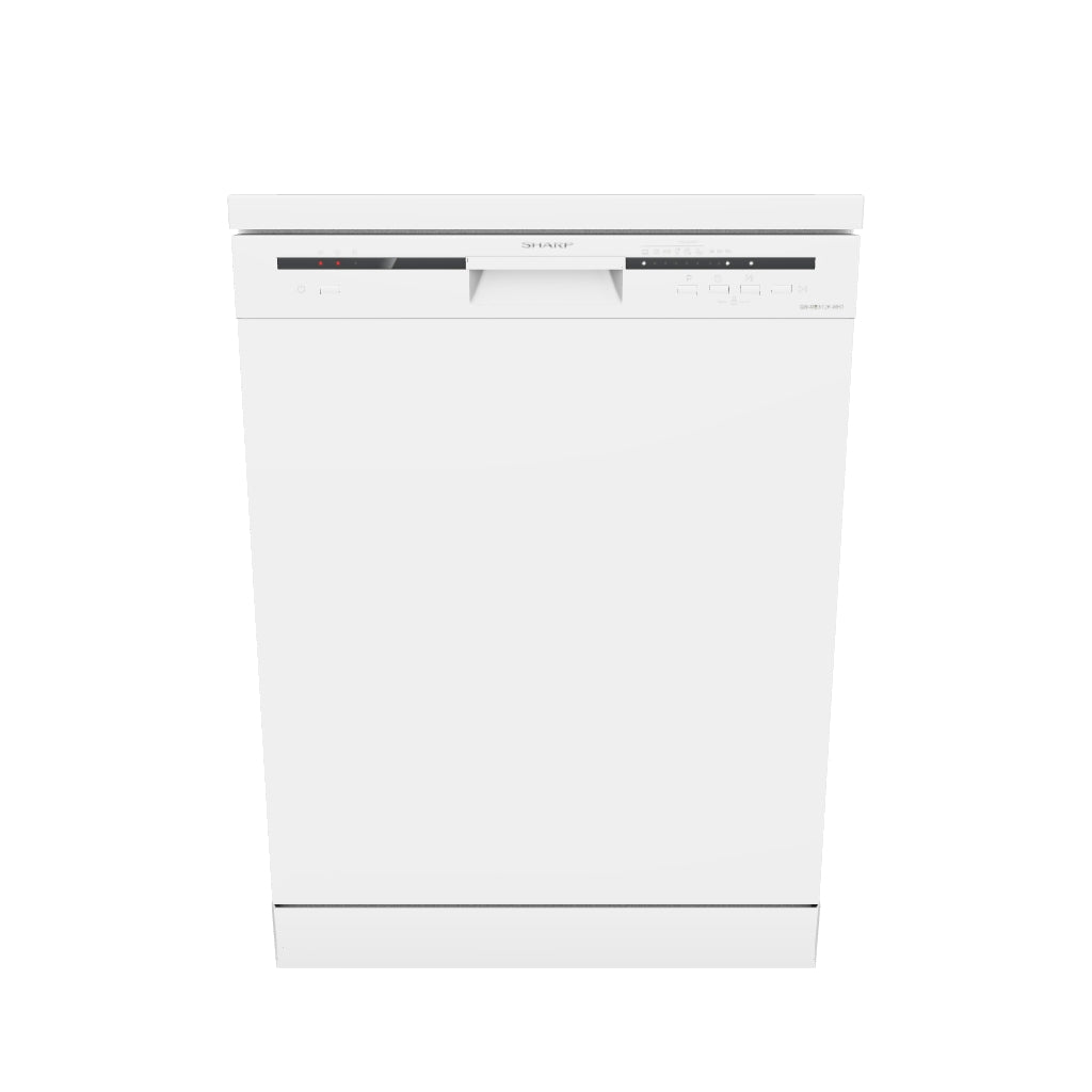 Sharp  Free Standing Dishwasher 12 Place Setting White